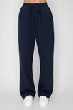 Ellis Wide Leg Fleece Pant