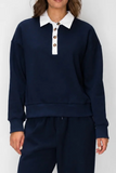 Ellis Collared Fleece Pullover