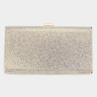 Gold/AB Rhinestone Evening Clutch