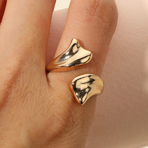 Gold Open Adjustable Ring