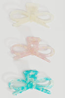 Bow Tie Hair Claw Clip
