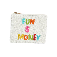 Fun Money Beaded Coin Purse