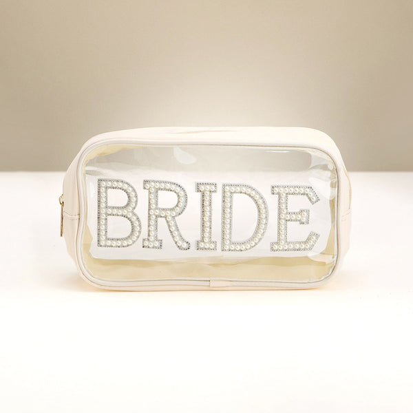Bride Transparent Pouch Bag