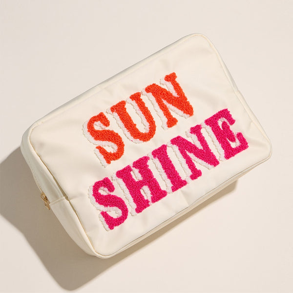 Sun Shine Patch Pouch Bag