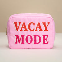 Vacay Mode Patch Pouch Bag