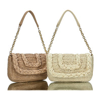 Braided Hand Woven Shoulder Bag