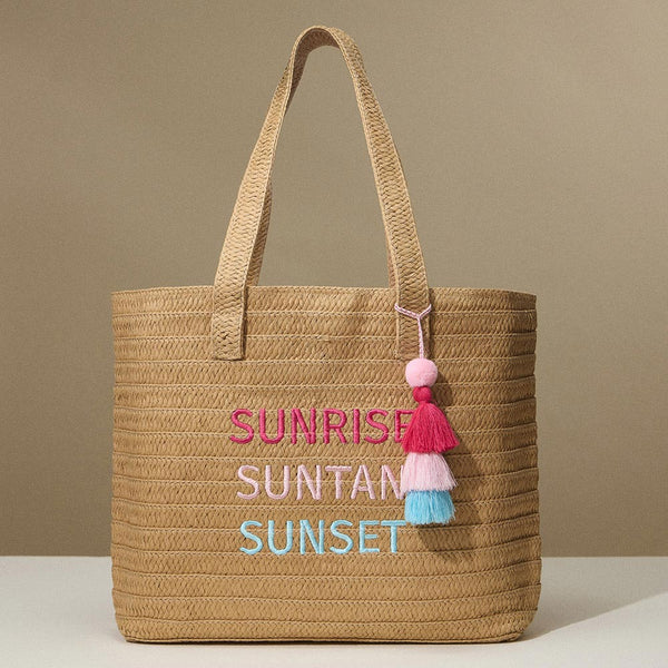 Sunrise Suntan Sunset Beach Bag