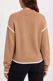 Camel Tulip Hem Sweater