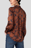 Rust Printed Blouse
