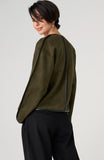Dark Olive Relaxed Fit Jacket