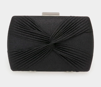 Shimmer Knot Evening Clutch