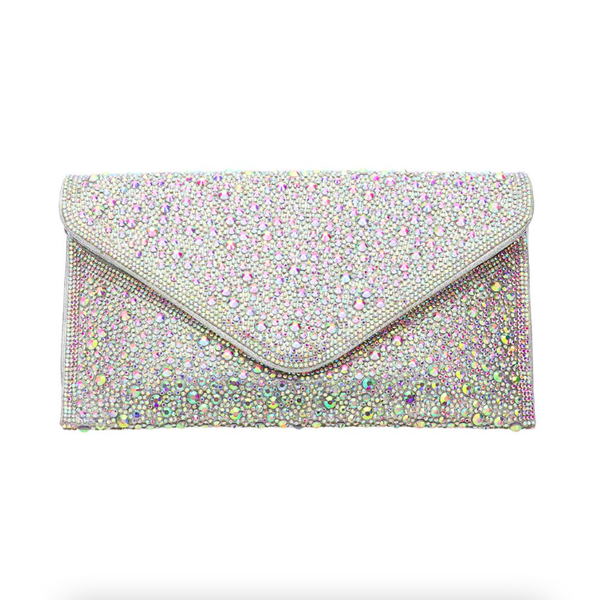 AB Studded Envelope Clutch Bag