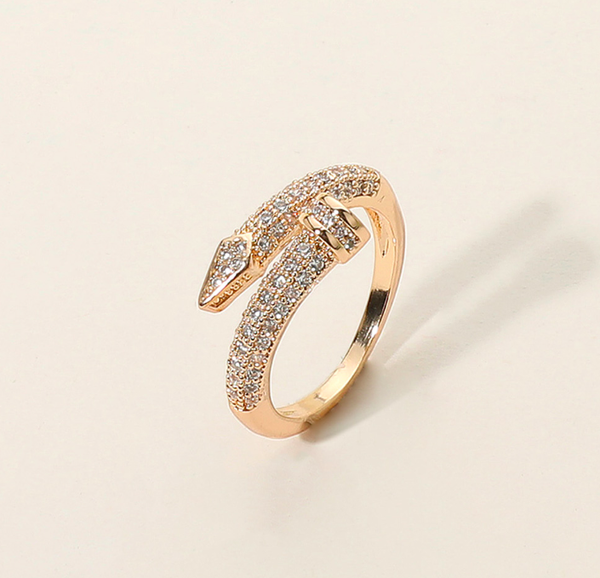 Pave Nail Ring