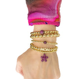 Kellie Mom Beaded Bracelet
