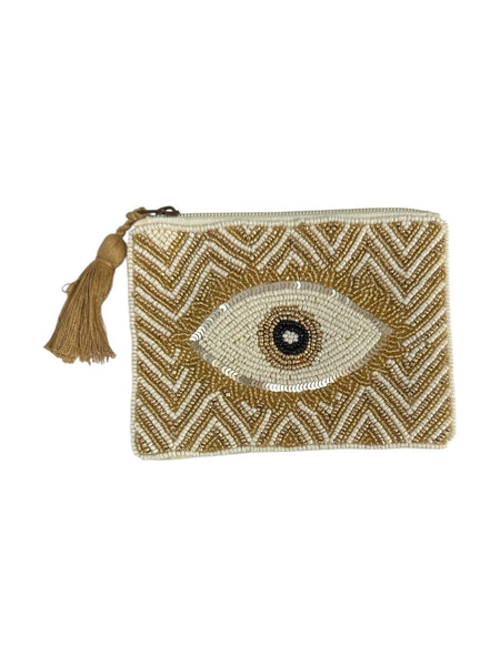 Gold Evil Eye Coin Purse