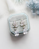 Natalia Cluster CZ Earrings