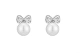 Bow Pearl Earring