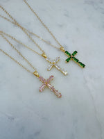 Crystal Cross Necklace