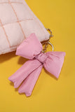 Puffy Bow Bag Charm Keychain