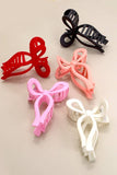 Matte Bow Claw Clips