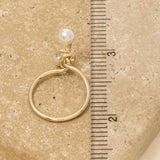 Double Pearl Knot Ring
