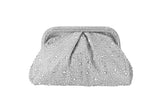Gunmetal Snap Top Clutch Handbag