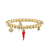Gabriella Italian Horn Charm Bracelet