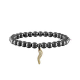 Brandi Rhinestone Italian Pave Horn Bracelet