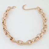 Multi Twisted Chain Statement Necklace