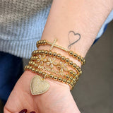 Penny Mommom Crystal Letter Bracelet