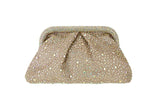 Gunmetal Snap Top Clutch Handbag